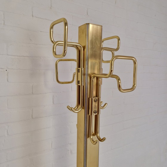 Image 1 of Porte-manteau doré/bronze de style Hollywood Regency