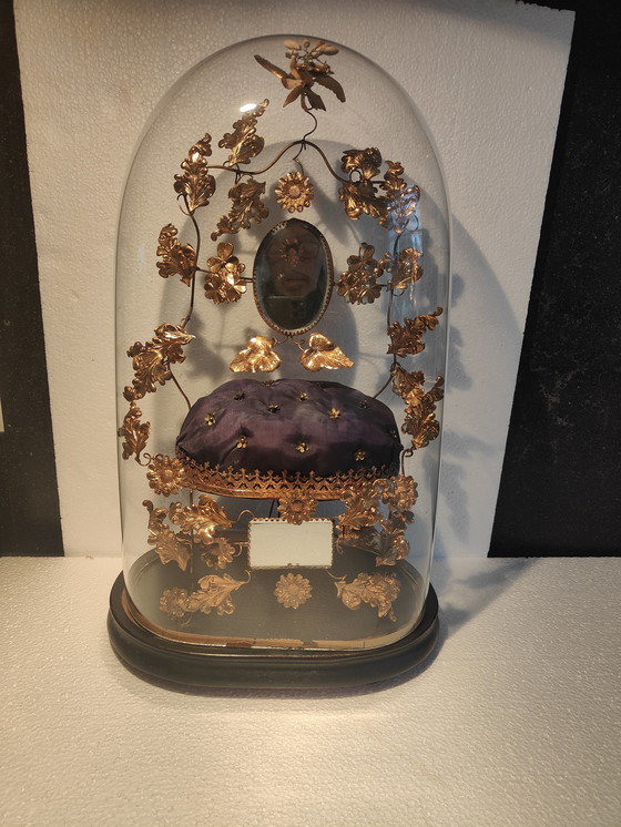 Image 1 of antica cupola per matrimoni francese "Globe de Mariee" in vetro