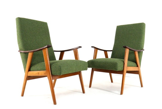 Image 1 of Dutch armchair 'Bergen' vintage upholstered