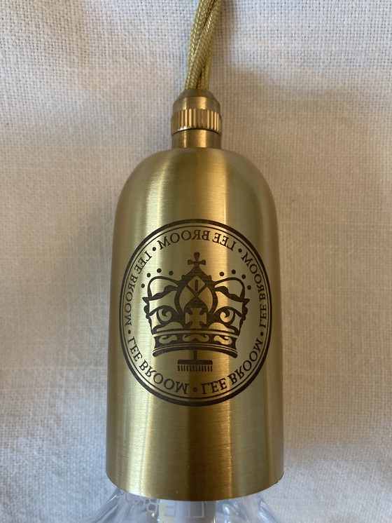 Image 1 of Lampadina di cristallo Lee Broom in ottone spazzolato (5x)