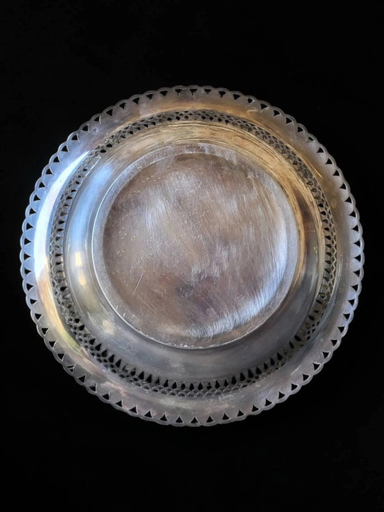 Silver-plated metal plate Germaine Monteil Paris – Crockery (photo 4 of 6)