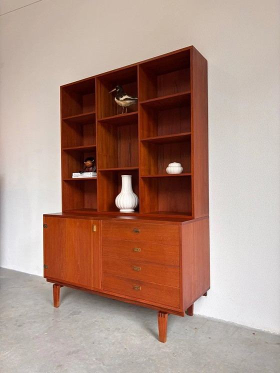 Image 1 of Mobiletto-libreria da parete vintage Peter Løvig