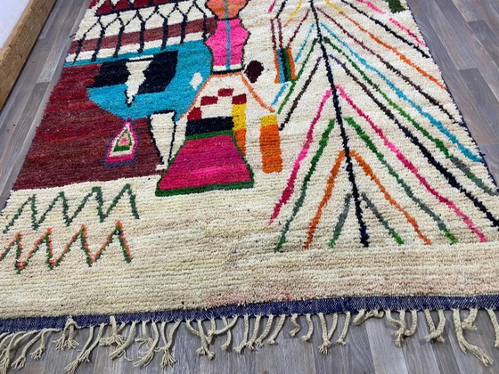 Alfombra bereber artesanal hecha a mano 2.5x1.5 m – Wool (photo 5 of 10)