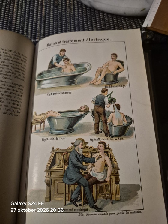Antico libro medico di riferimento, Libri d'arte, Carta, Tessile, Beige (foto 13 di 15)