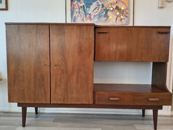 Image 1 of Sideboard / high board | Mid century 1960s | including teak wood