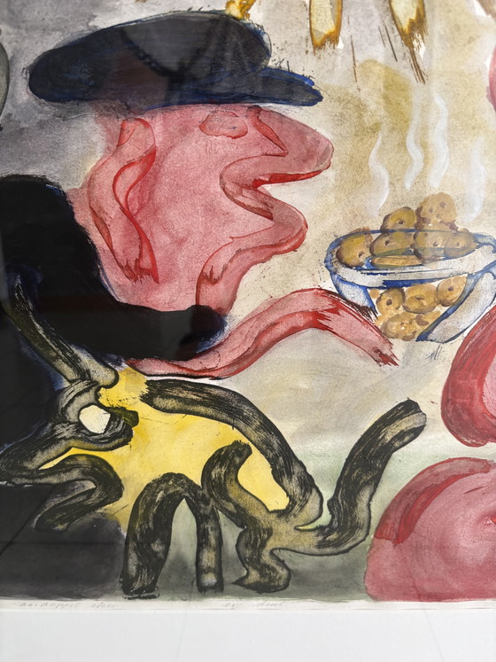 Wim Worm “I mangiatori di patate” – Litografie e stampe, Paper (photo 10 of 12)