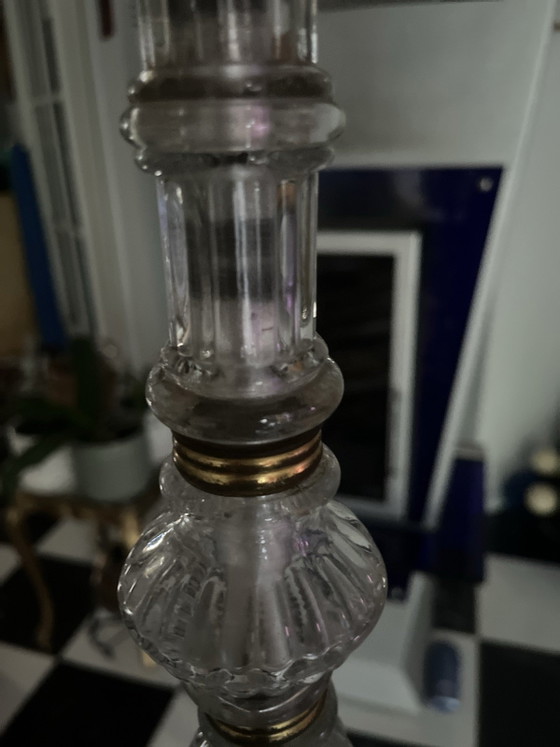 Lampada da terra vintage o antica – Lampade da terra, Glass, Metal (photo 4 of 5)