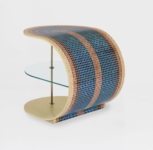 Vonn Jansen Papillon tafel, bijtafel/salontafel/nachtkastje uniek handgemaakt