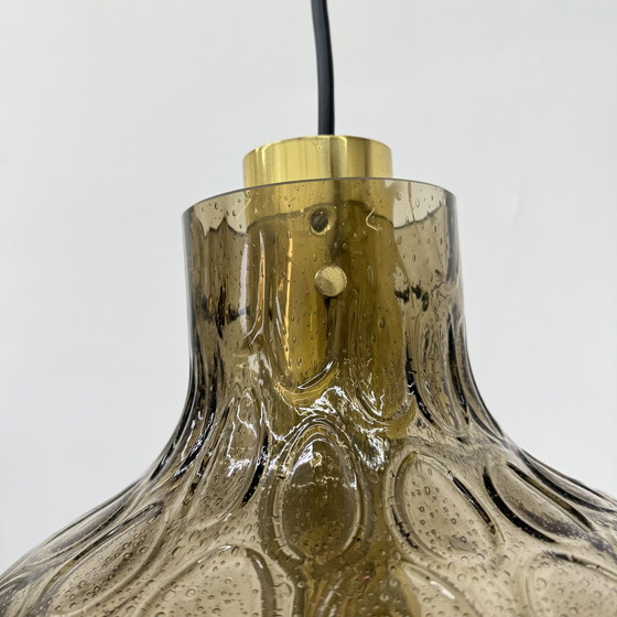 Image 1 of Limburg Glashütte glass hanging lamp , 1970s