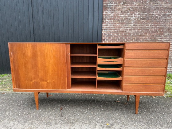 Credenza TEAK Henry Rosengren Hansen mod.38 1958 – Brande Møbelindustri, Credenze, Legno (photo 4 of 11)