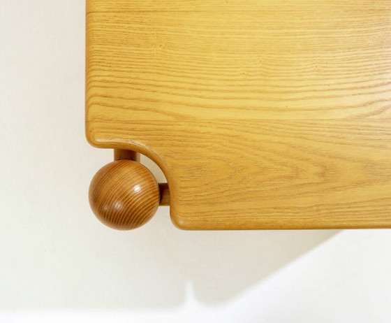 Image 1 of Paar quadratische Couchtische aus massivem Kiefernholz, Stil Ilmari Tapiovaara, 1950er Jahre