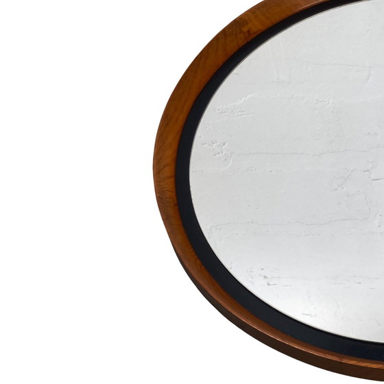 Image 1 of 2X Swedish Teak Mirrors, Uno & Östen Kristiansson For Luxus, 1960S