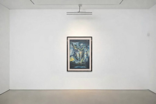 Informal Abstract Work Signed by G. Aprosi, 1980s