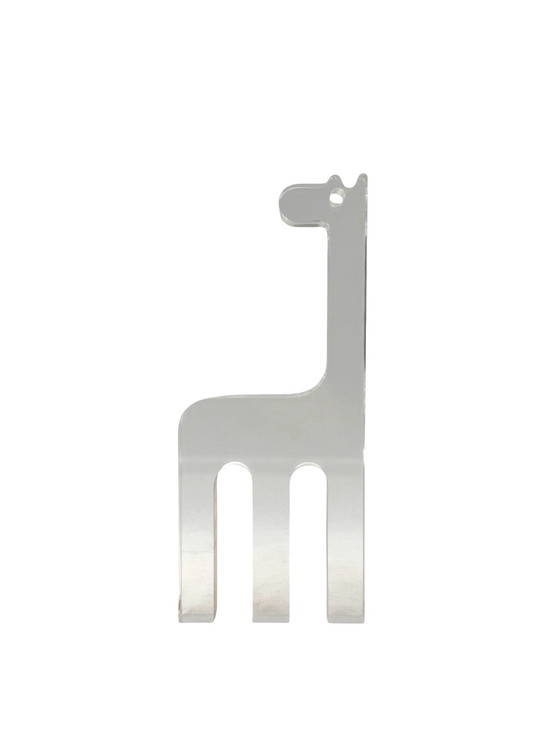 Image 1 of Silvio Russo, Lucite Giraffe Sculpture, Guzzini Italy 1970s