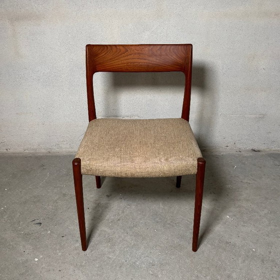 Image 1 of 6x Chaises de salle à manger modèle 77 Niels O. Møller Vintage danois