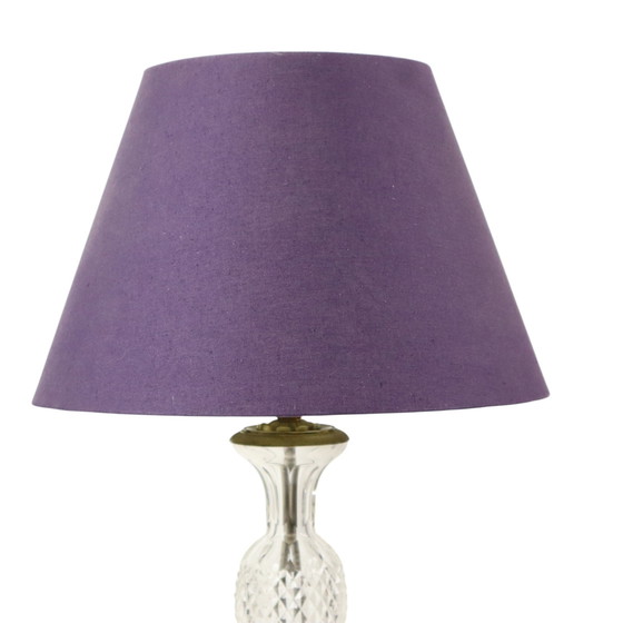 Image 1 of Empire Tafellamp Kristal Verguld Brons