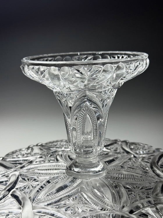 Image 1 of Val Saint Lambert - cake stand « Lucrèce » 1913
