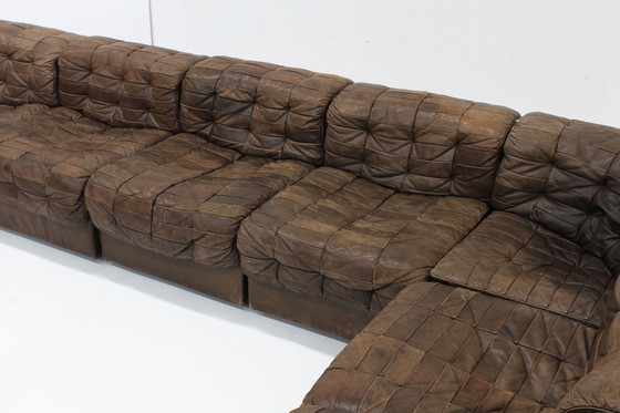 Image 1 of Vintage De Sede Ds 11 Modulaire Sofa Bruin Leder