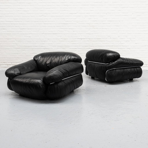 Cassina Sesann Fauteuil Gianfranco Frattini 70s