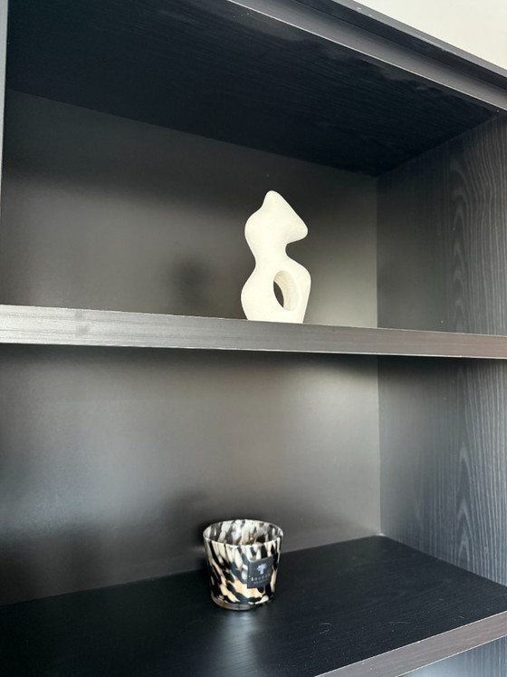 Image 1 of Ensemble de 4 modules comprenant un meuble mural/séparateur de pièce au design noir luxueux