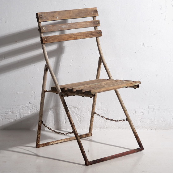 Antike Gartenstühle (ca. 1920). 4er-Set #31 – Wood, Iron (photo 21 of 40)