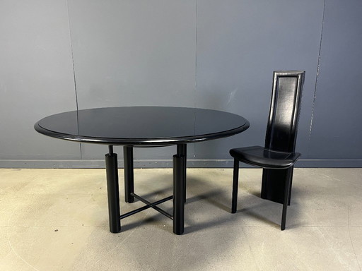 Post modern dining table by Roche Bobois, 1980s