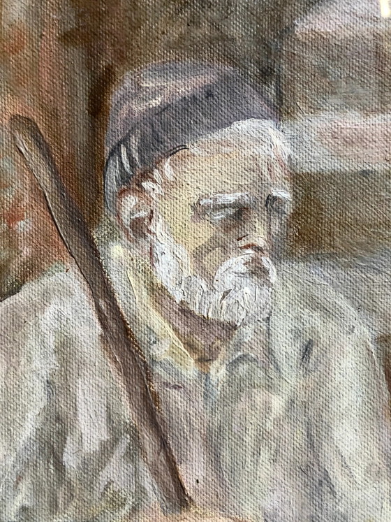 Peinture à l'huile sur toile des années 1930 par Lucio Semeghini, Peintures et dessins (photo 2 sur 3)