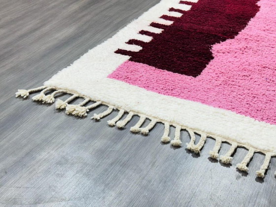 Image 1 of Marokkanischer Teppich aus Naturleinen, 300 x 150 cm 