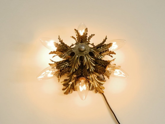 Image 1 of Magnifiques lampes de plafond ou appliques italiennes des années 1960, de la marque Banci Firenze, Italie.