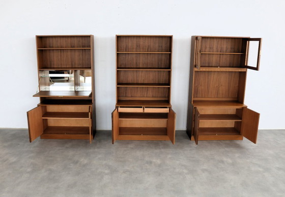 Image 1 of 3x vintage Swedish wall cabinets