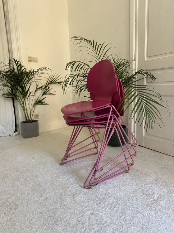 Image 1 of 4 vintage stoels Fritz Hansen 1987