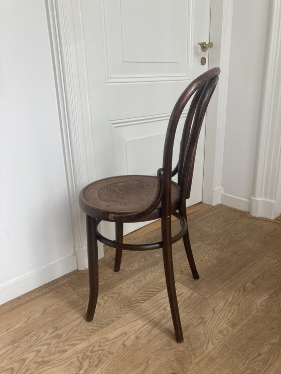 Image 1 of 6x Thonet No. 18 Chairs By Fischel, Ca. 1920
