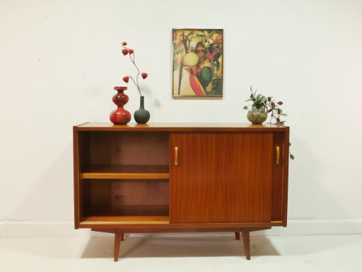 Buffet vintage des années 1960, meuble de style milieu du siècle, design RDA