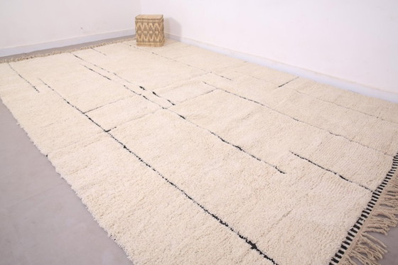 Image 1 of Beni-Ourain-Teppich aus echter Wolle, Farben individuell anpassbar, 300 cm x 200 cm