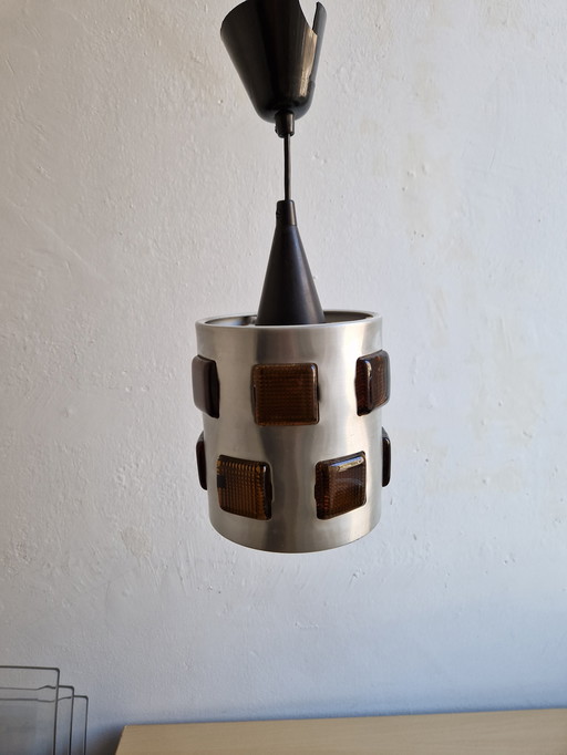 Vintage Vitrika Pendant Lamp With Prisms Design Atmospheric