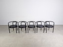 5x Originele Locus Solus Stoelen Poltronova Gae Aulenti Metalen design