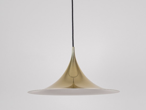 Vintage Semi Hanglamp van Fog & Mørup, 47 cm, Deens Mid-Century Design, Scandinavische Plafondlamp (photo 3 of 10)