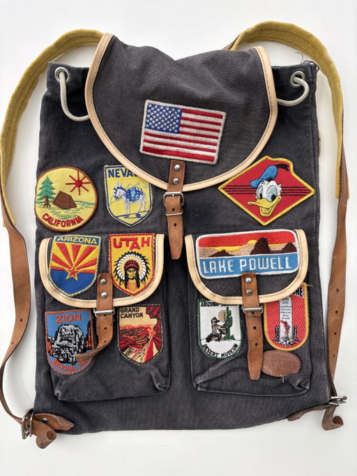 Vintage American back pack.