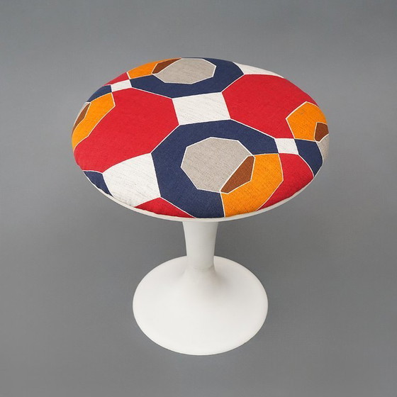 Image 1 of Space Age stool with tulip base, 1960s