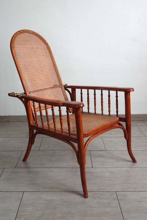 Fischel Verstellbarer Relaxsessel um 1900