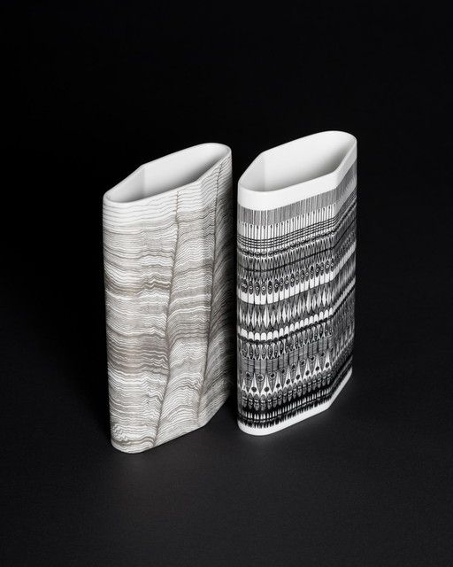 Rétro Alain Le Foll & Theo Baumann × Tapio Wirkkala Rosenthal Vase Duo