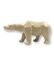 Oso polar craquelado cubista art déco de L&V Ceram, Francia, década de 1970. – decoratieve objecten, Ceramic, Art Deco