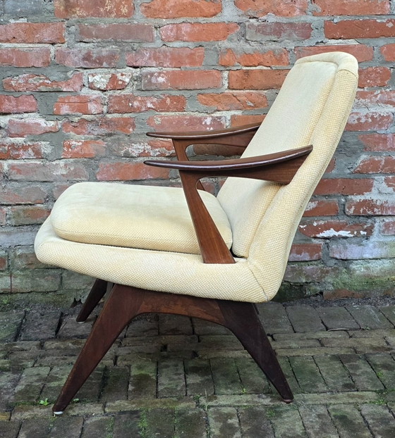 Deux Fauteuils design vintage. Karl Edvard Korseth. LK Hjelle, Bois, Autre, Jaune (photo 11 sur 15)