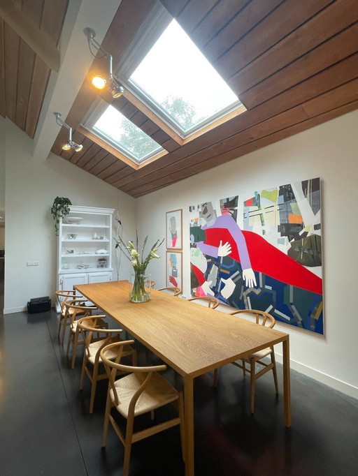 Arco Slim+ Tisch Eiche natur, 360cm/105cm