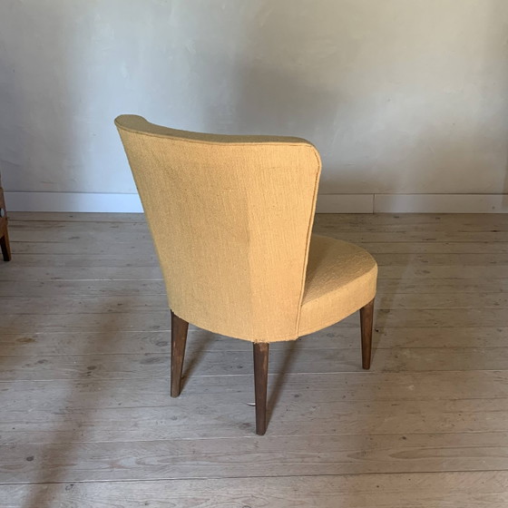 Yellow cocktail armchair – Vintage (photo 3 of 11)