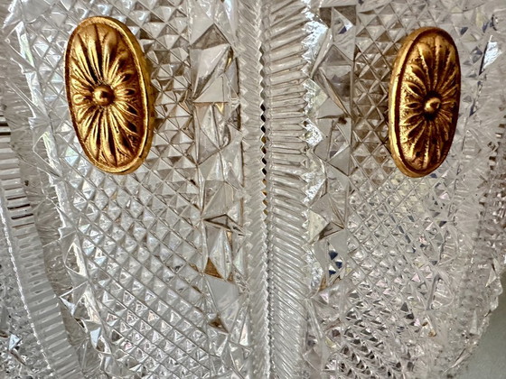 Vintage Kaiser Leuchten Hanglamp – Hanglampen, Glass, Brass (photo 7 of 16)