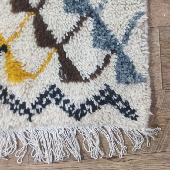 Image 1 of Geometric Berber Rug – Geometric Berber Carpet | Moroccan Wool Rug 260 × 135 cm