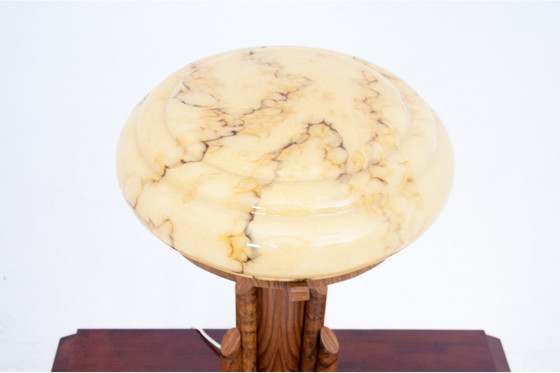 Image 1 of Lámpara Art Déco única, Polonia, años 50.