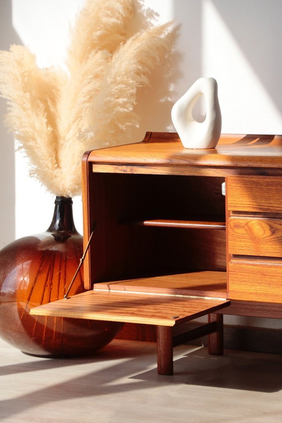 Image 1 of White Newton Teak Sideboard: Large “Petersfield” Sideboard