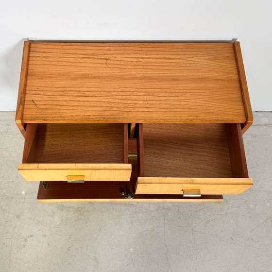 Meuble Téléphone / Meuble d'entrée Mid-Century Modern – Commodes, Bois (photo 8 of 8)